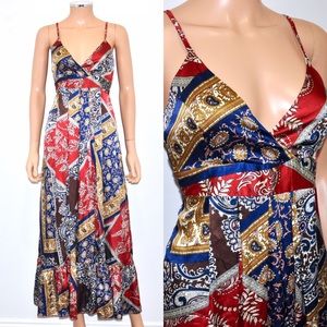 STUNNING Custom Made Silky Maxi Dress!